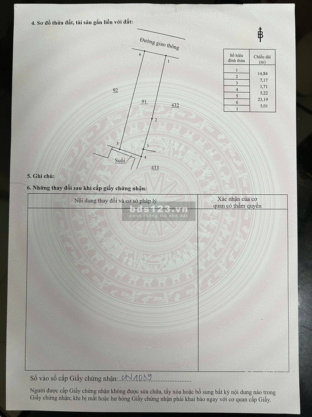 Chính chủ bán đất Phường An Bình, Biên Hòa – 5x25 –…