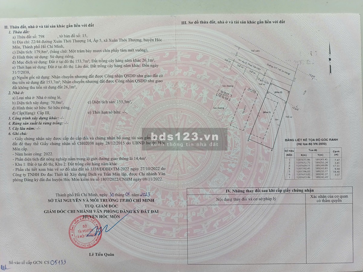 NHÀ ĐẸP 7.5 x 22m NỞ HẬU đường Oto, Gần Phan Văn Hớn, chợ Xuân Thới Thượng