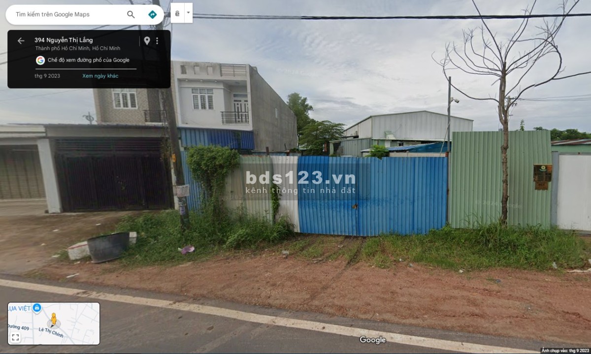 Cho Thuê Đất Trống Mặt Tiền Đường Nguyễn Thị Lắng