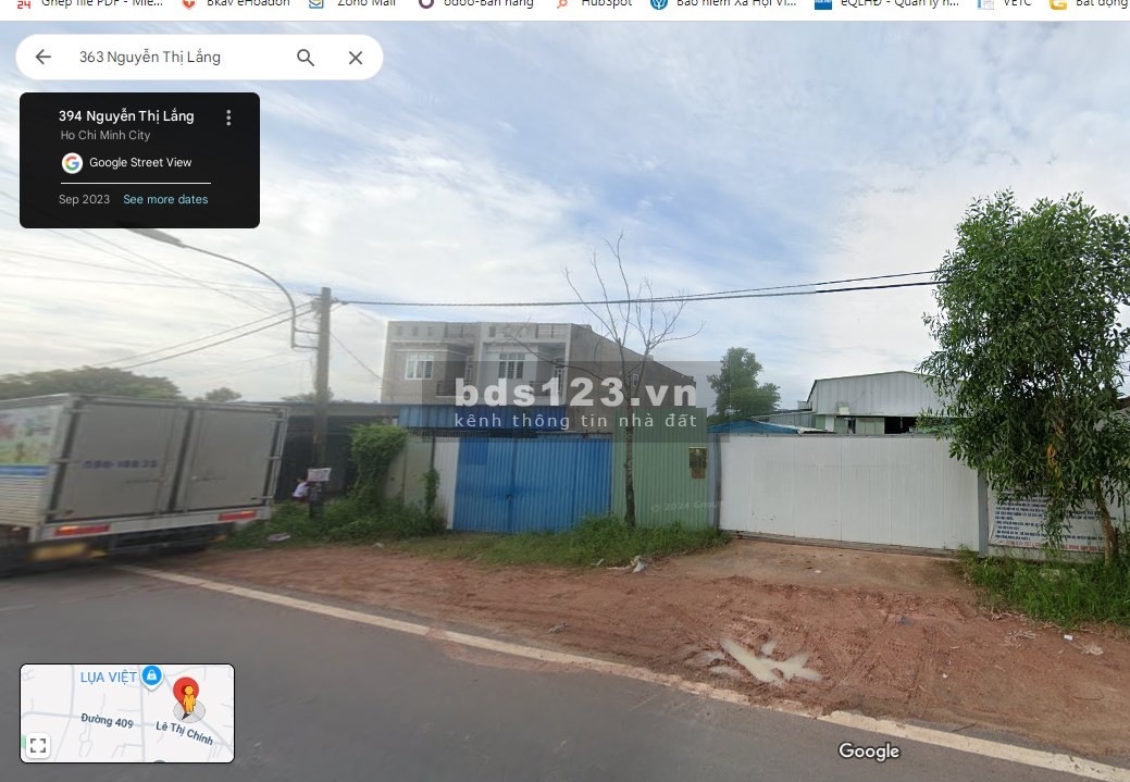 Cho Thuê Đất Trống Mặt Tiền Đường Nguyễn Thị Lắng