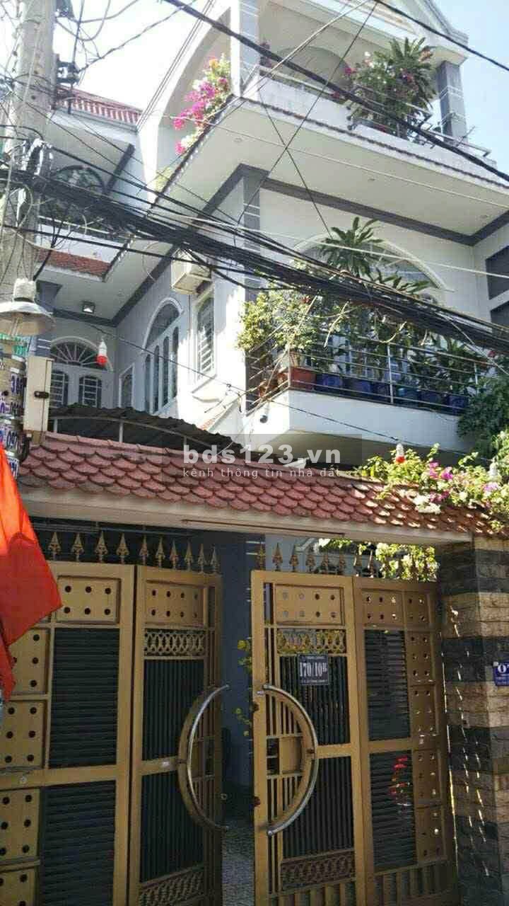 Biệt thự phố 8x17m 3tầng 6PN hẻm xe hơi Trưng Vương 3, Hóc Môn