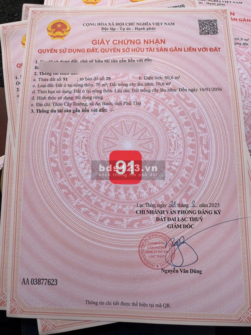 Sở hữu đất đẹp, giá rẻ – trung tâm An Bình, tiềm năng tăng giá cao!