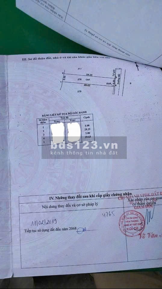 Chú 2 bán nhanh 700 triệu lô 147m² đất đẹp ở Thái Mỹ, Củ Chi