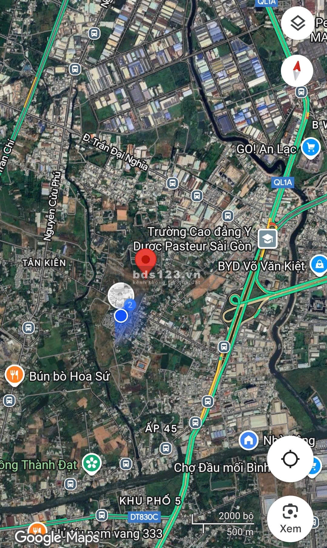 Cần Bán 2950m2 đất trồng cây lâu năm ở ấp 23 Tân Nhựt…