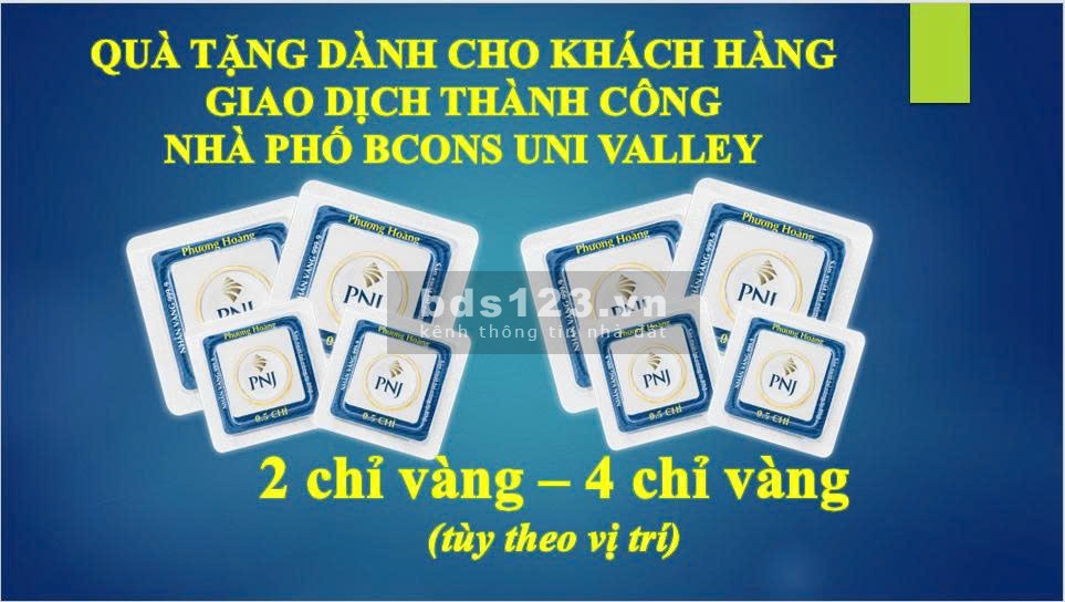 Nhà Phố Bcons UNI VALLEY chỉ từ 7 tỷ/căn 3 lầu tại đường…