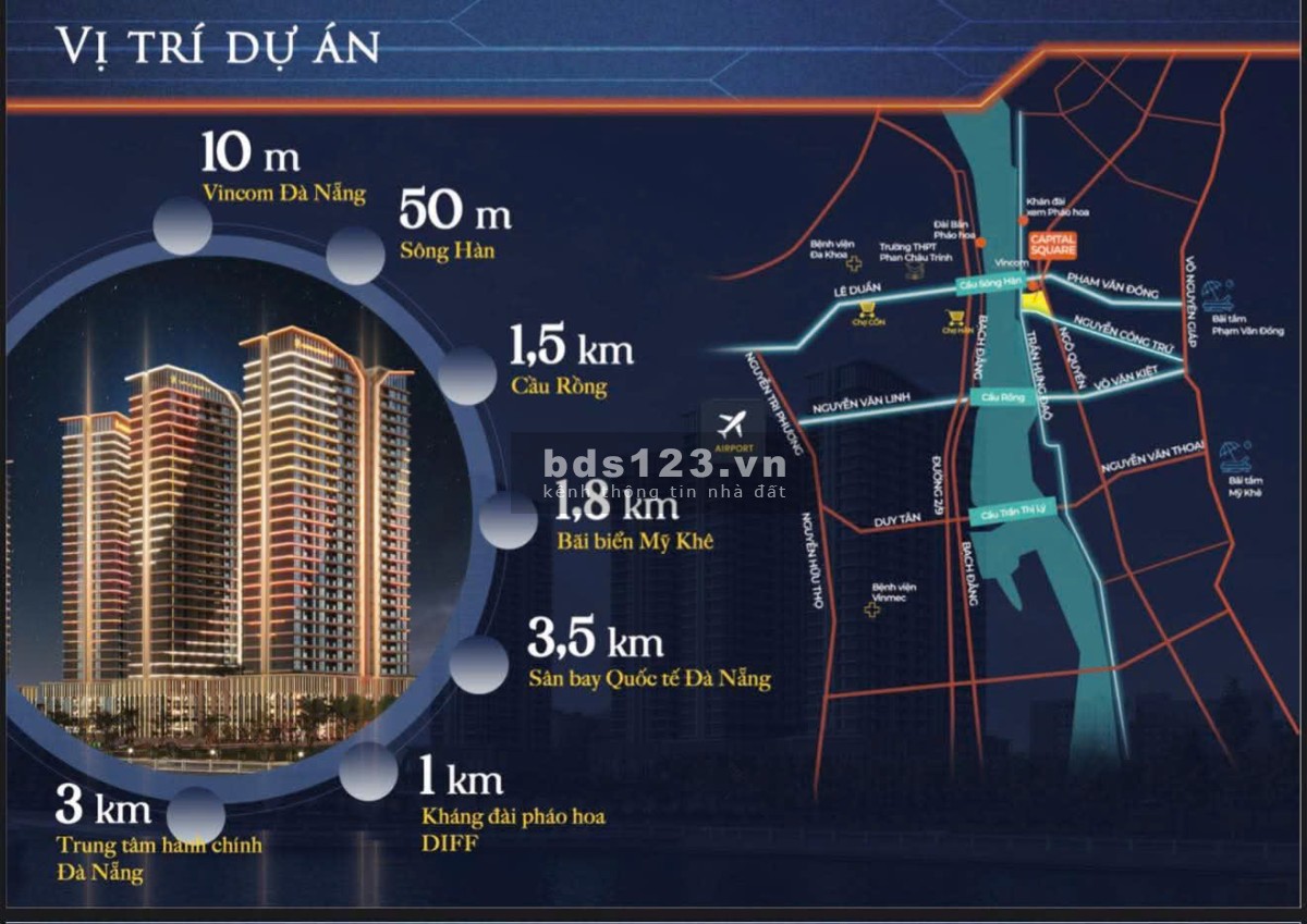 Bán Căn Hộ Capital Square Đà Nẵng Tại Đường Trần Hưng Đạo, Sơn Trà, Đà Nẵng