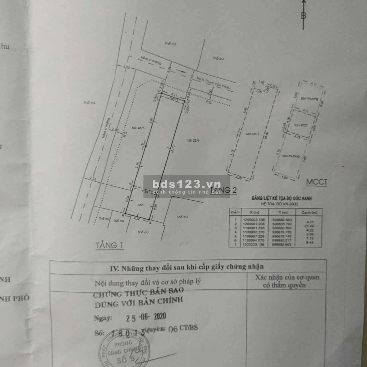 HXH thông 4,2x24 gồm 5PN 4WC Phạm Văn Chiêu P9 Gò Vấp
