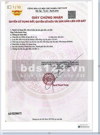 Bán nhanh đất tiềm năng gần VSIP 2 - Chánh Phú Hòa - Bến Cát…