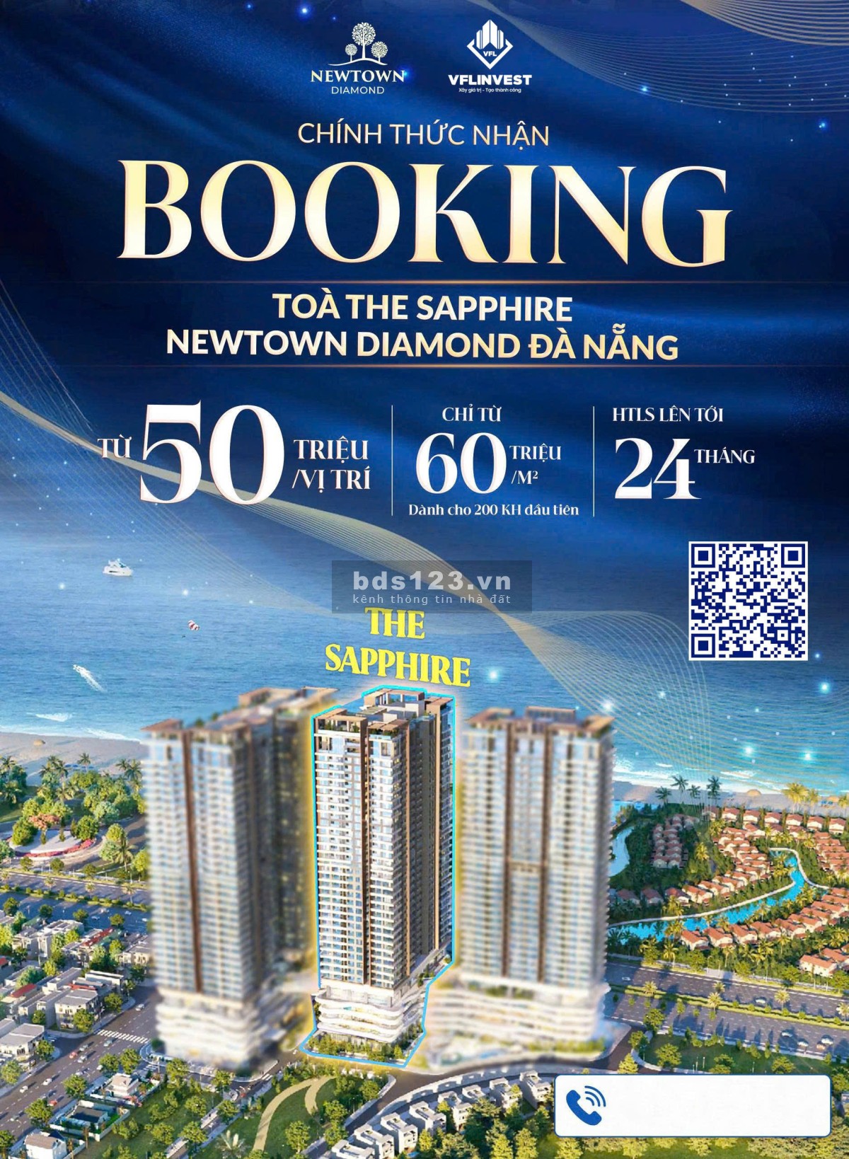 NewTown Diamond Đà Nẵng - Tòa Sapphire