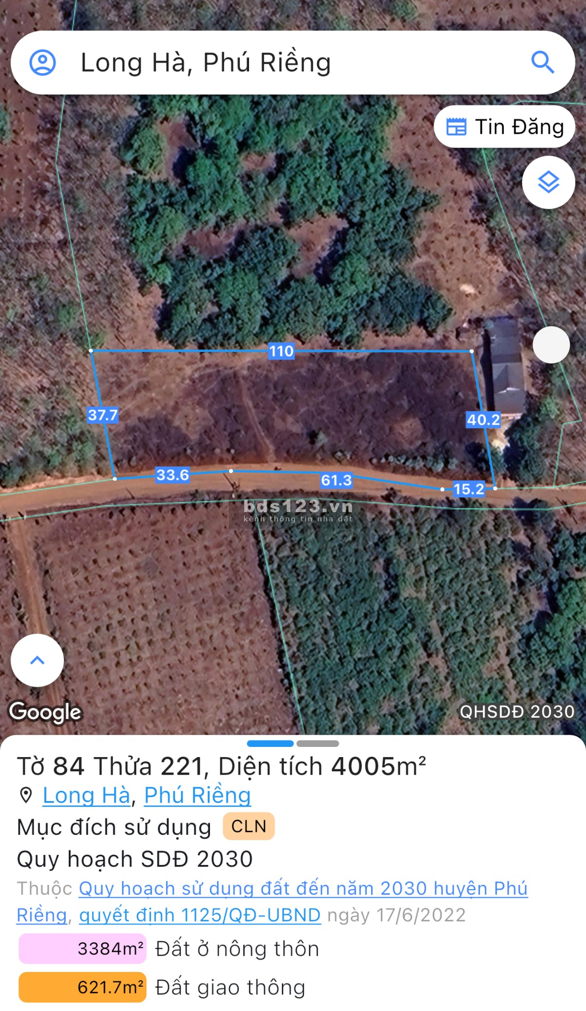 Đất Nền Gần KCN Long Tân – Long Hà, Tiềm Năng Sinh Lời Cao