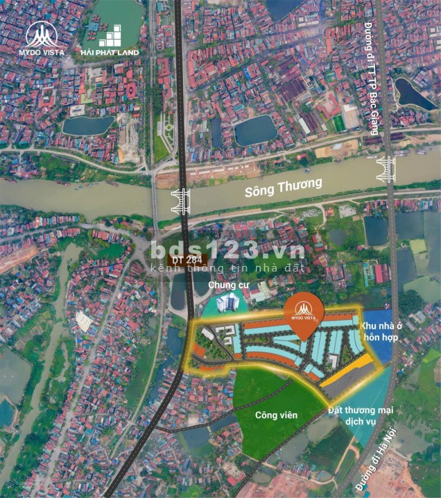 Bán lô đất N8 KĐT Mỹ Độ Vista - TP. Bắc Giang