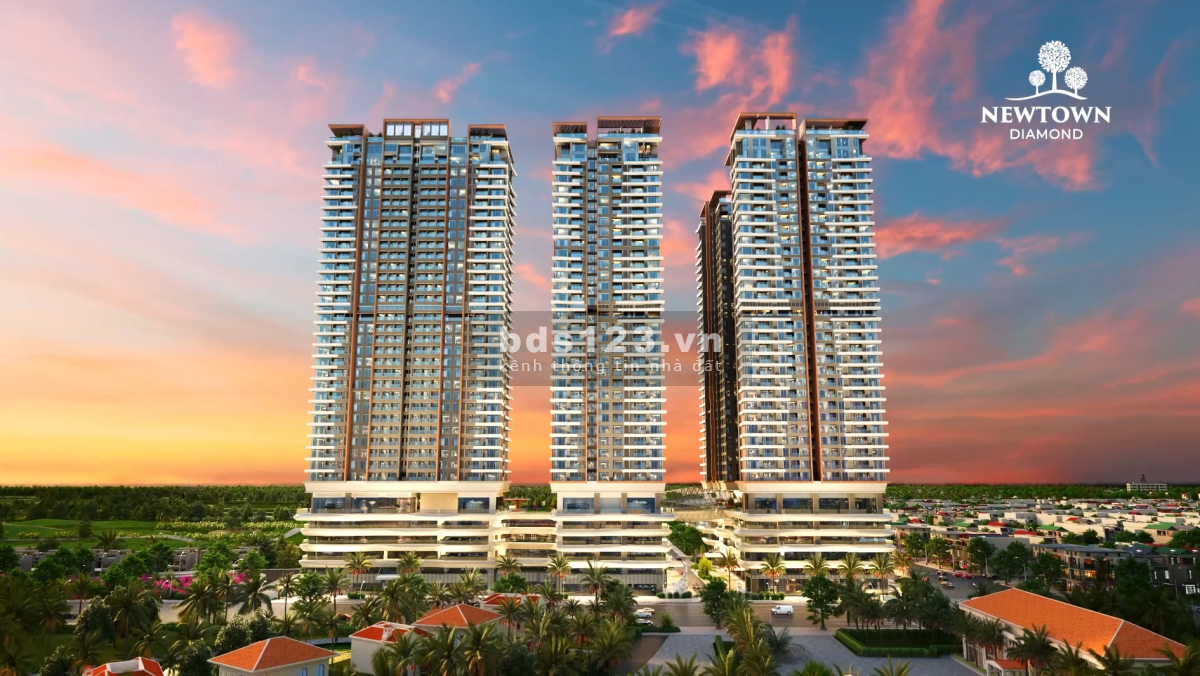 Căn 2PN View biển - Sổ hồng lâu dài, Duy nhất tại NewTown Diamon Đà Nẵng