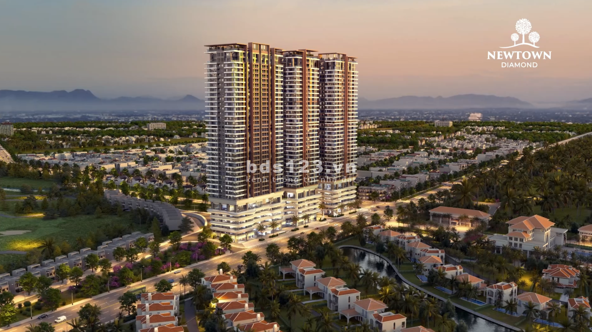 Căn 2PN View biển - Sổ hồng lâu dài, Duy nhất tại NewTown Diamon Đà Nẵng