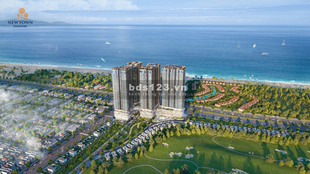 Căn 2PN View biển - Sổ hồng lâu dài, Duy nhất tại NewTown Diamon Đà Nẵng