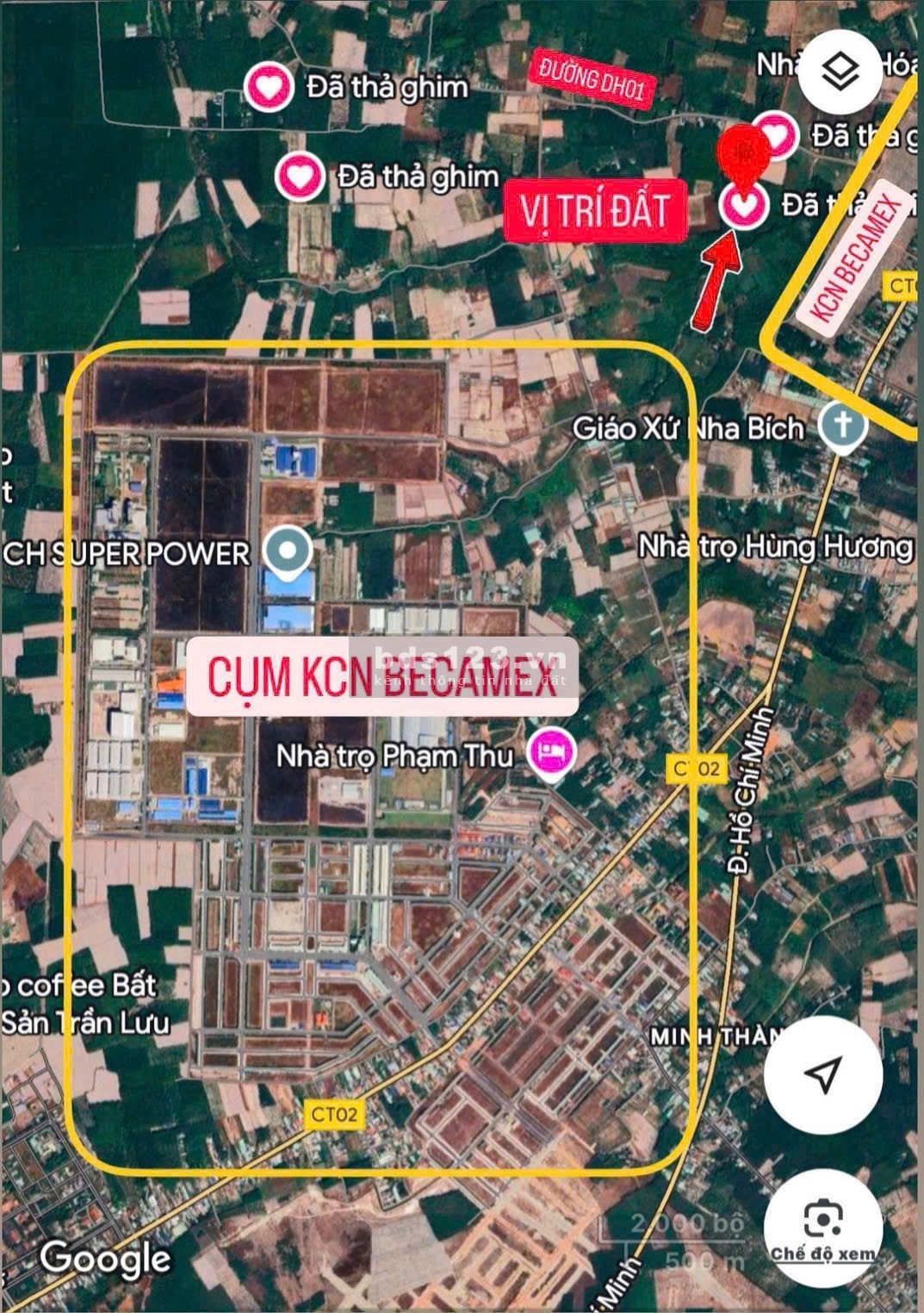 Chính chủ cần bán nhiều lô đất, tại trung tâm Chơn Thành Đồng Nai