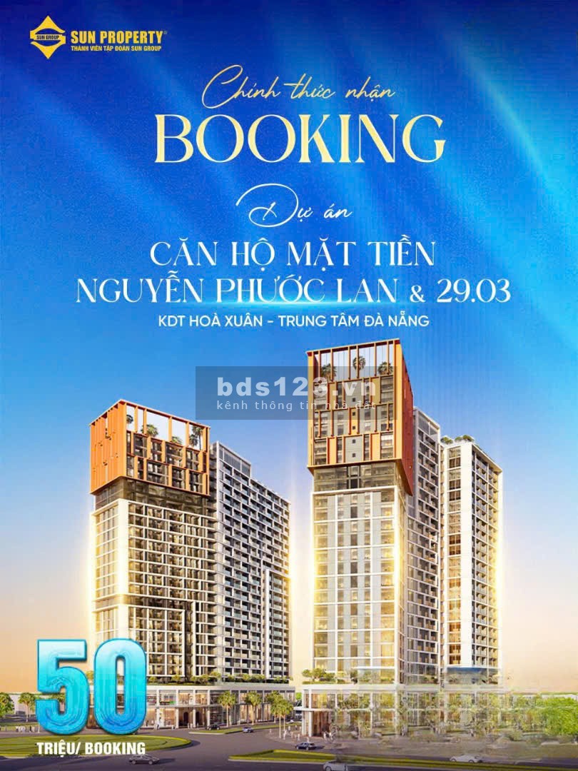 Nhận booking tòa tháp đôi SunGroup ngay tại trung tâm Hòa Xuân,…