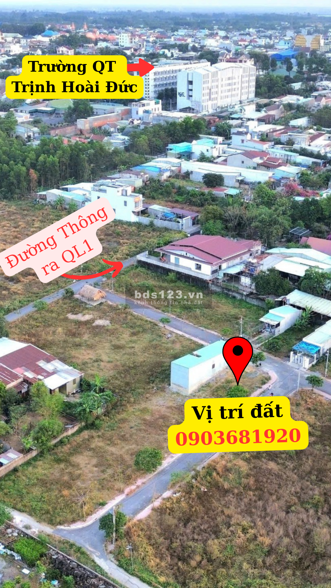 [Bán đất] BÌNH MINH - TRẢNG BOM. DT 6x19m2 lô góc, Gần nhà thờ giáo xứ Trà Cổ