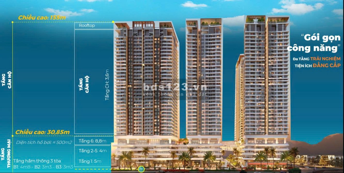 [Bán nhanh] căn 1PN, giá 2tỷ970, sổ hồng lâu dài, hàng ngoại…