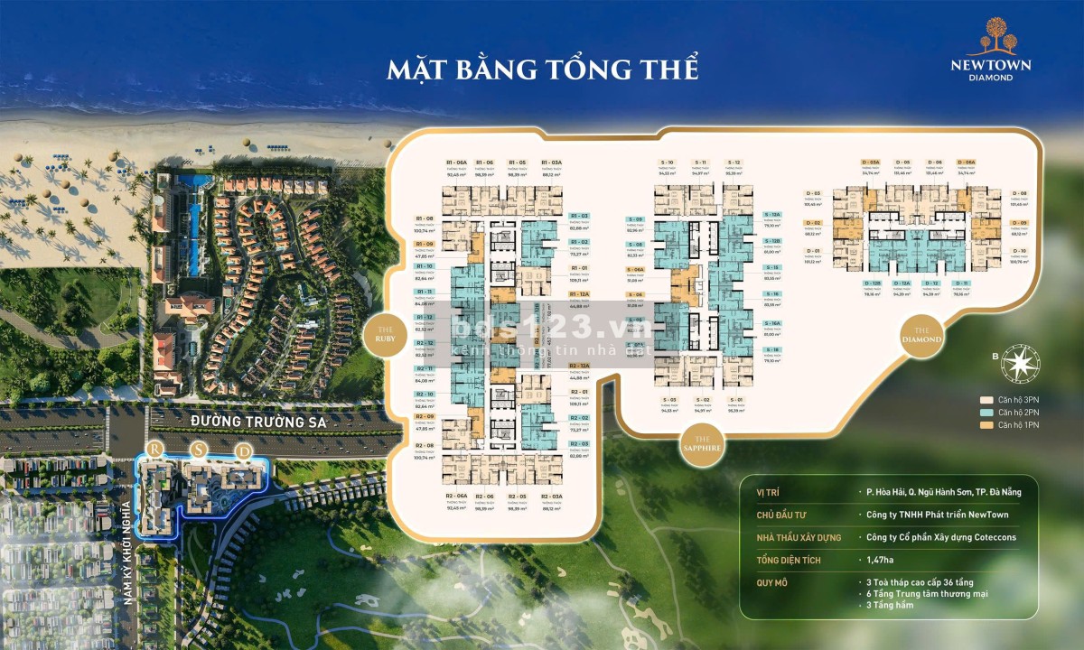 [Bán nhanh] căn 1PN, giá 2tỷ970, sổ hồng lâu dài, hàng ngoại…
