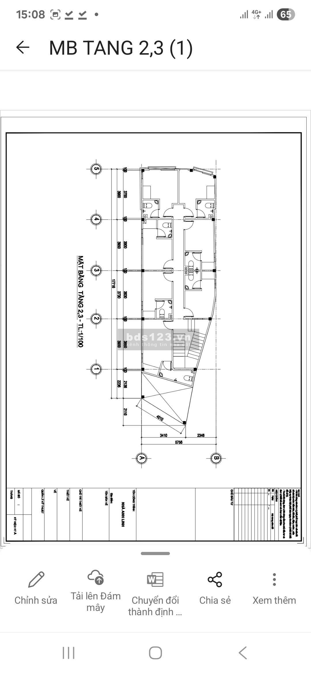 Bán Đất Ngay Lê Quang Định - 6x18m - Tặng Bản Vẽ CHDV 4 Tầng…