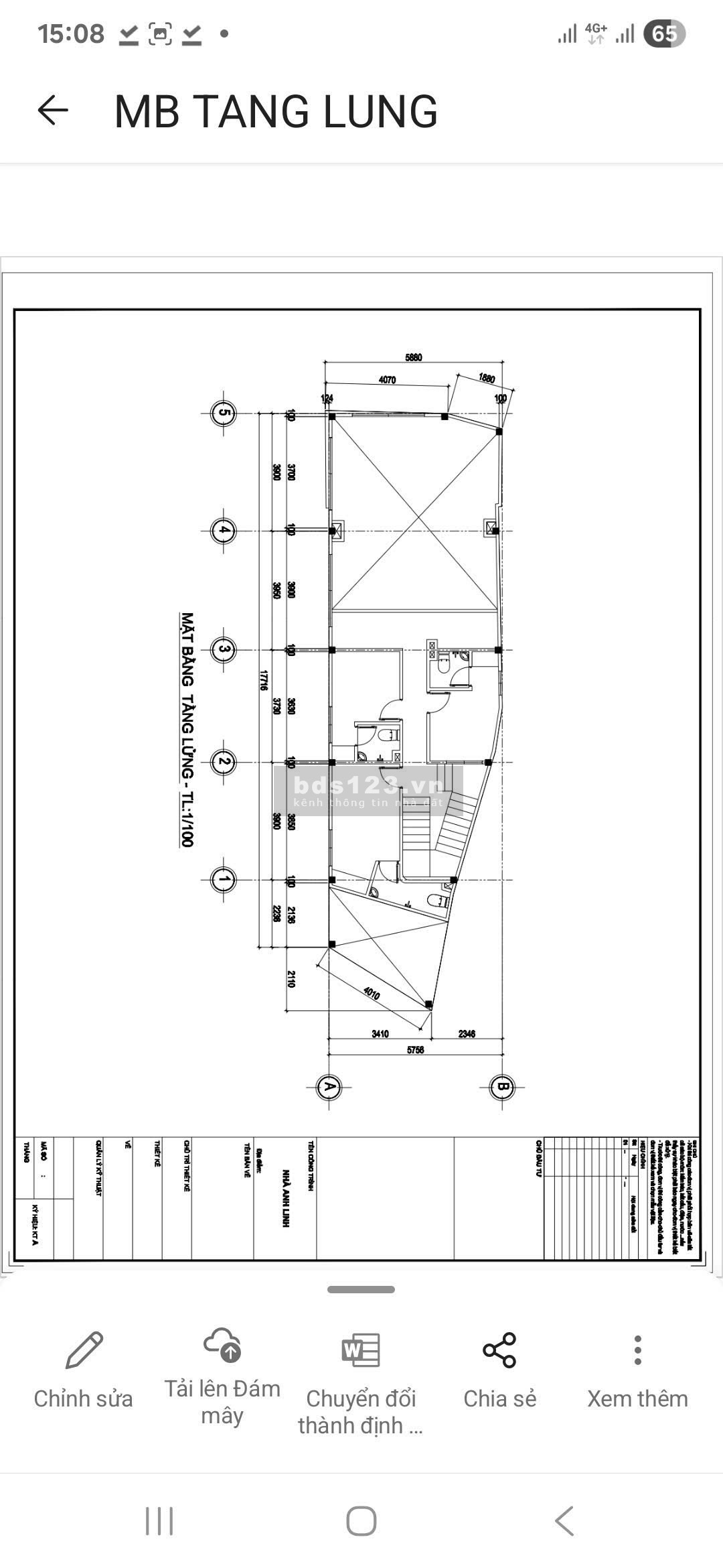 Bán Đất Ngay Lê Quang Định - 6x18m - Tặng Bản Vẽ CHDV 4 Tầng…