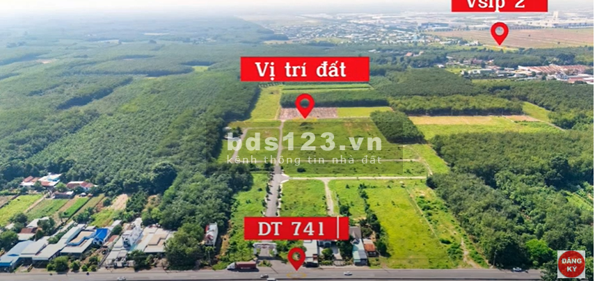 Bán nhanh đất tiềm năng gần VSIP 2 - Chánh Phú Hòa - Bến Cát…