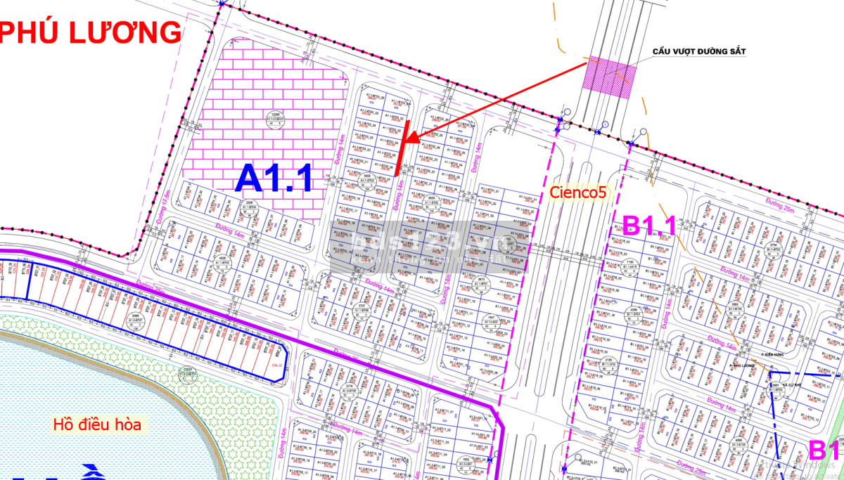 Bán biệt thự A1.1 – BT3 Khu đô thị Thanh Hà – DT 200m –…