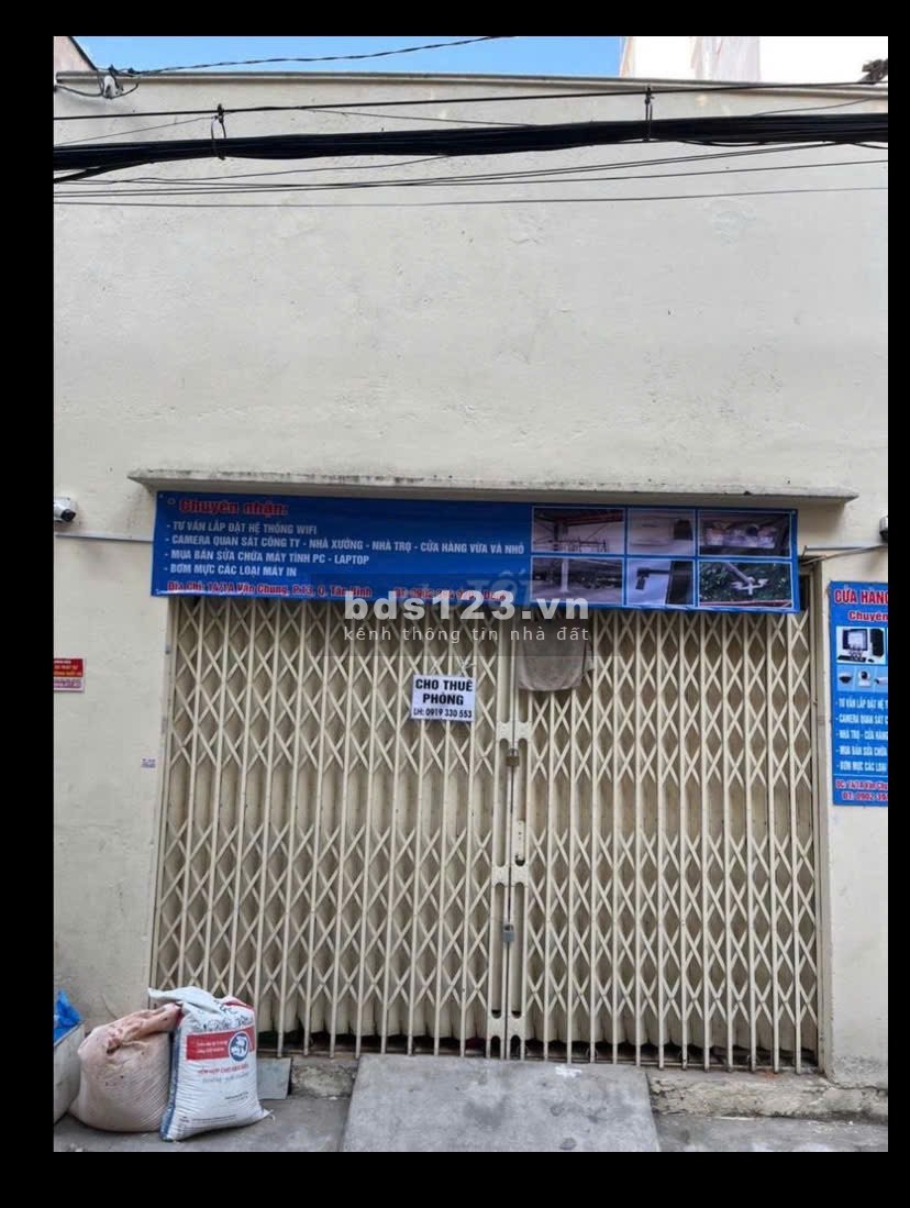 **Bán nhà 14/1A Văn Chung, phường 13, Tân Bình; (5,5x15,5) - nhà ga T3