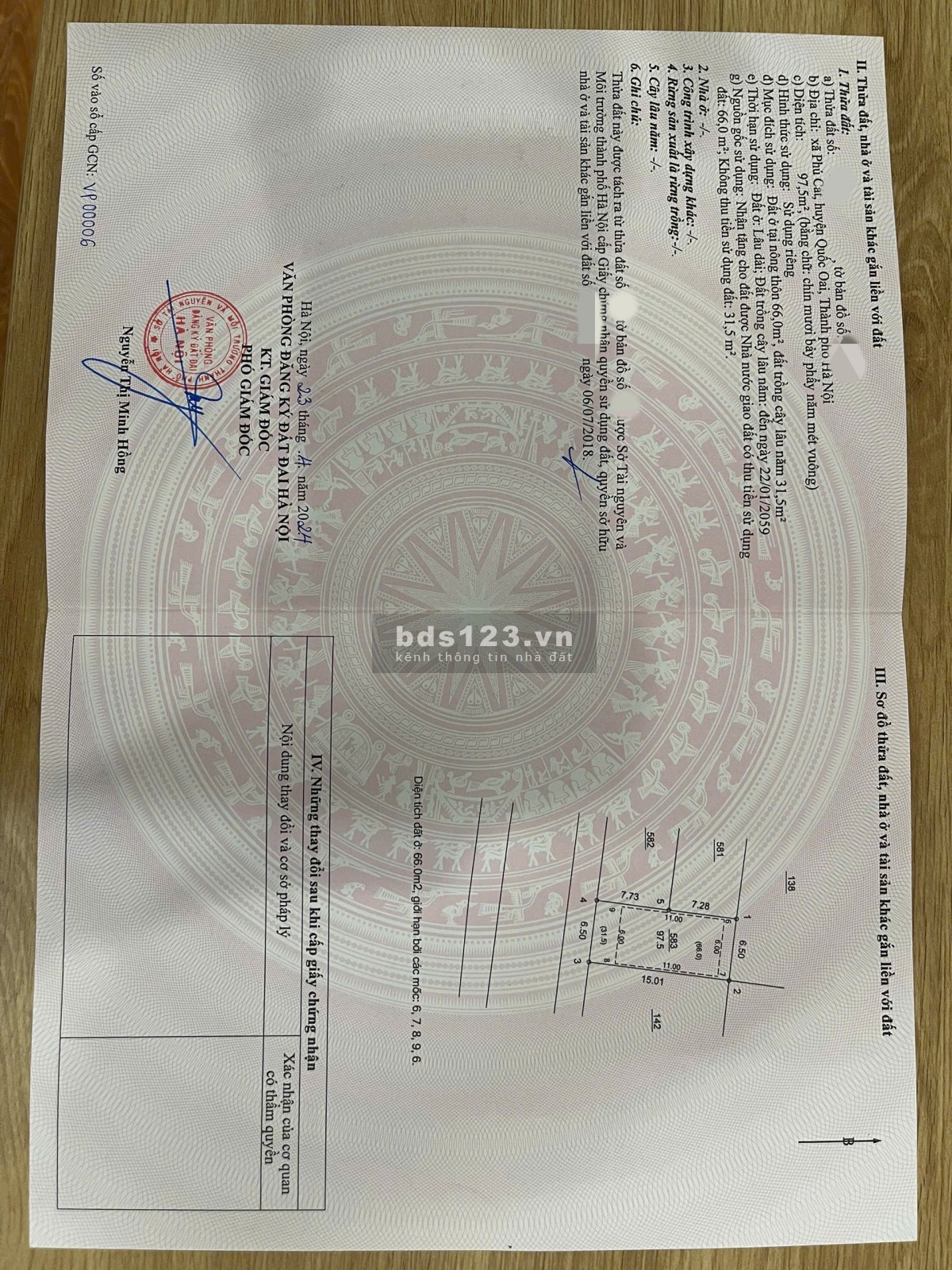 Bán lô đất tái định cư Vai Réo – Vị trí đẹp, giá tốt