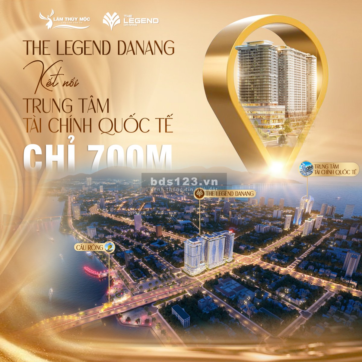 Bán căn hộ The Legend trung tâm Đà Nẵng – vị trí kim cương, sổ lâu dài