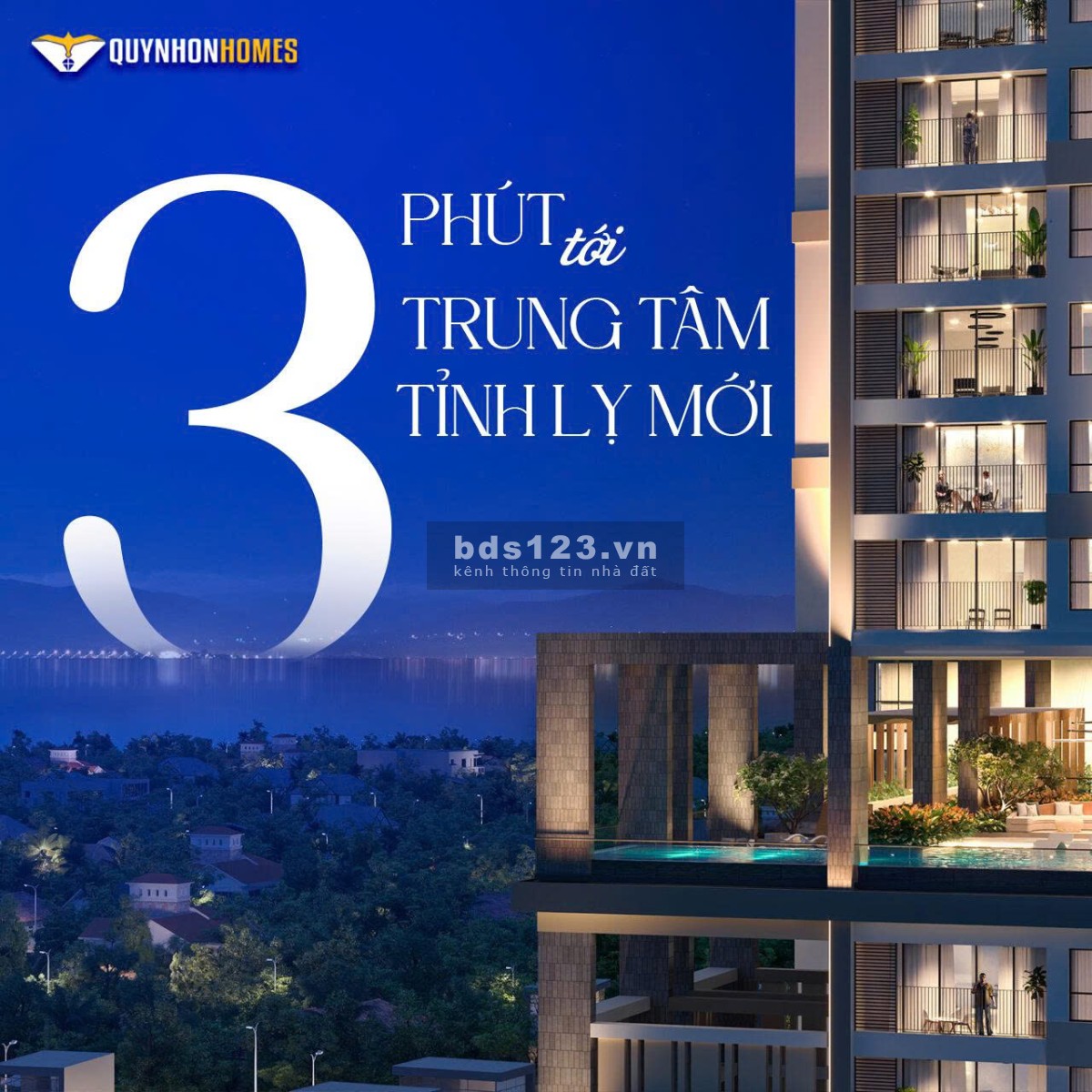 Căn hộ biển Quy Nhơn 1PN, 2PN,3PN giá mở bán 38 triệu/m2, CK 10%, Free 5 năm phí quản lý