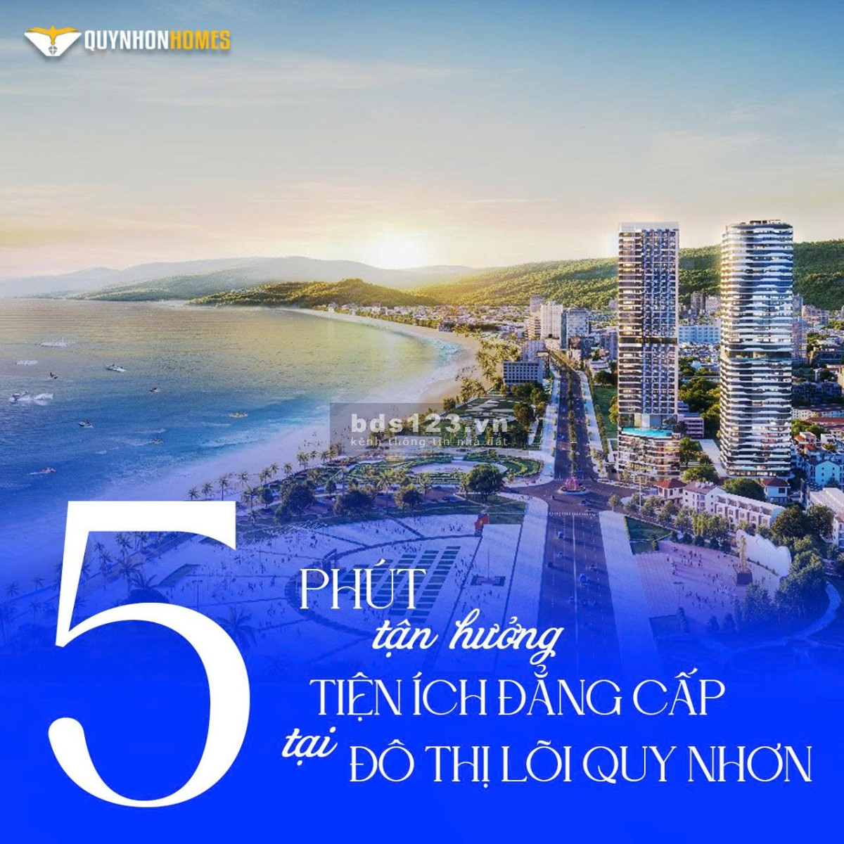 Căn hộ biển Quy Nhơn 1PN, 2PN,3PN giá mở bán 38 triệu/m2, CK 10%, Free 5 năm phí quản lý