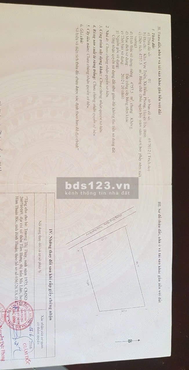 E cần bán lô đất mặt tiền đường dt 715, cách sân bay phan…