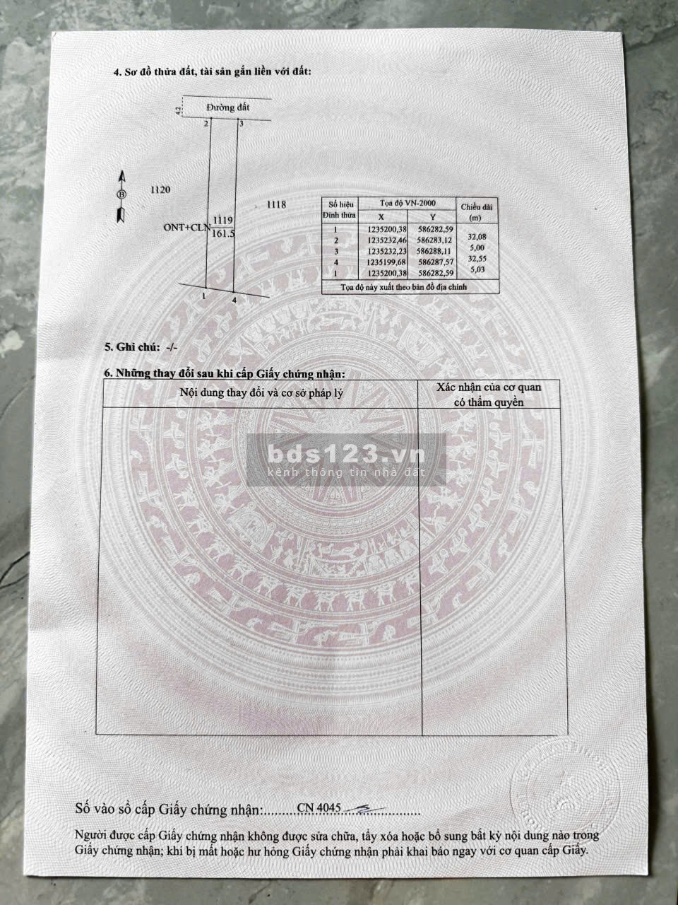Bán đất tại Xã Bàu Đồn, Gò Dầu, Tây Ninh, giá cực chất…