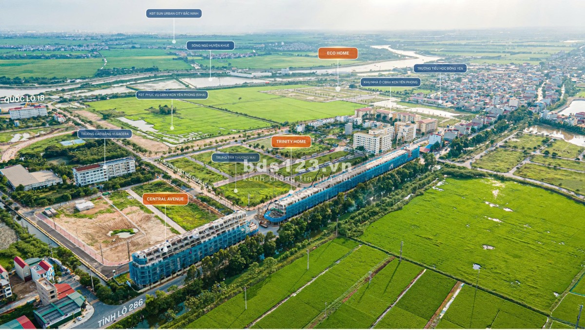 Đất nền Đông Phong – sở hữu ngay trái tim Yên Phong chỉ từ 25 triệu/m²