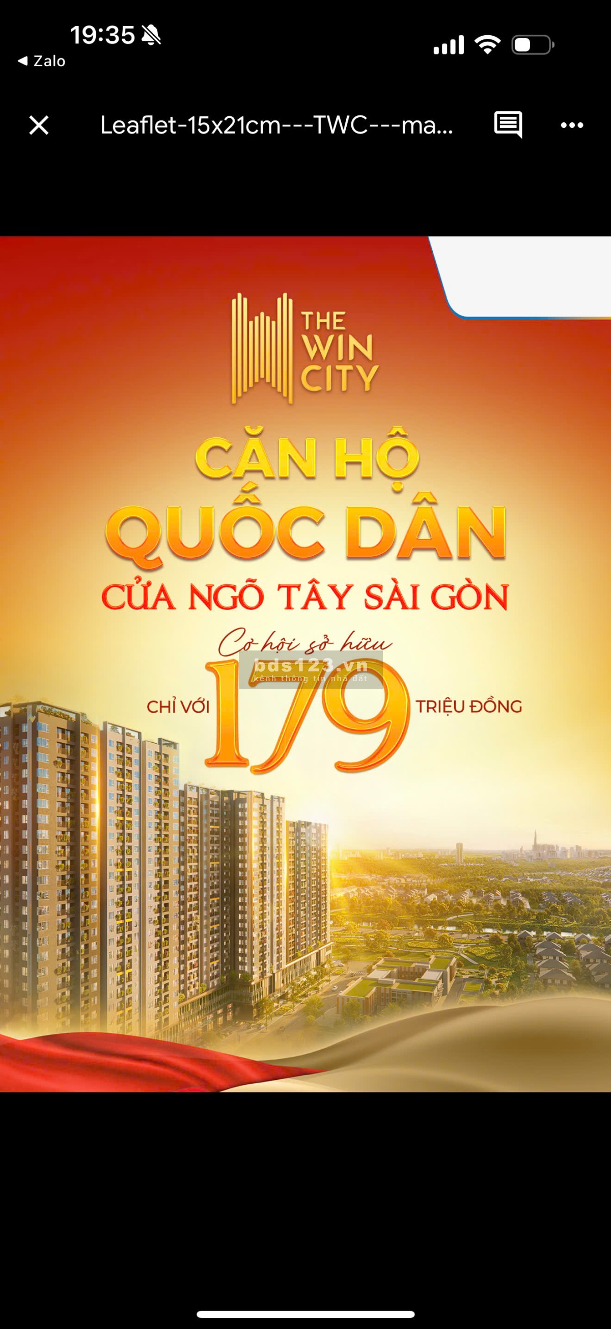 Chỉ 179tr tương đương 15% sở hữu căn hộ 50m2 đường trần văn giàu