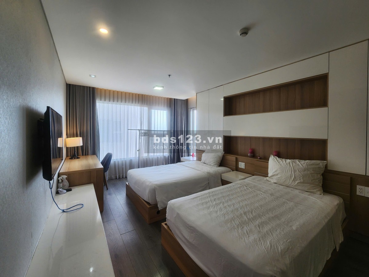 Cho thuê căn hộ 3 phòng ngủ – View phố – Full nội thất – Giá chỉ 18 triệu/tháng