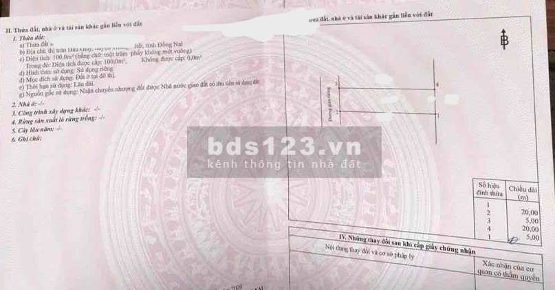 Đất sổ đỏ 679tr/nền sát Chợ Đầu mối Dầu Giây, mặt…