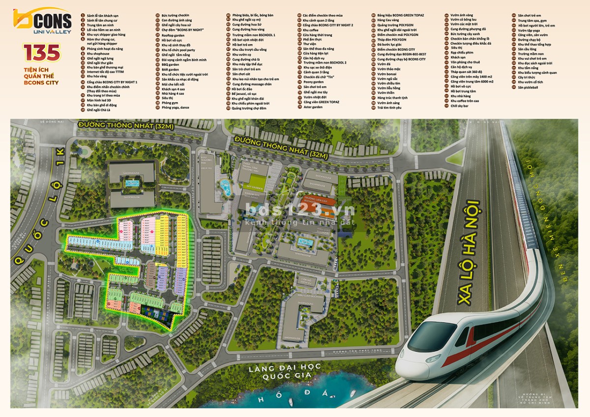 Giảm ngay 500 triệu khi sở hữu nhà phố 4 tầng Bcons Uni Valley mặt tiền Thống Nhất, Dĩ An