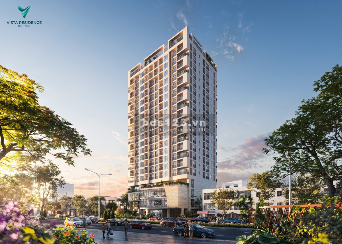 Xem pháo hoa Quốc tế tại căn hộ Vista Residence Đà Nẵng, 76m2,…