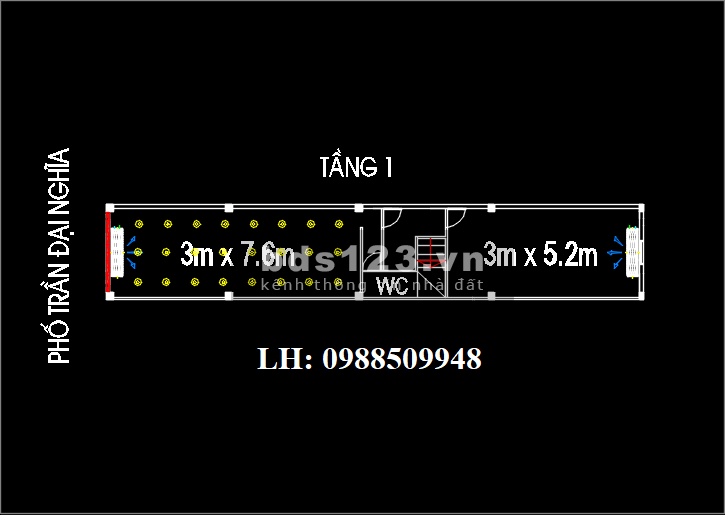 Cho thuê Tầng 1 phố Trần Đại Nghĩa, Ph. Bách Khoa, HBT, Hà…