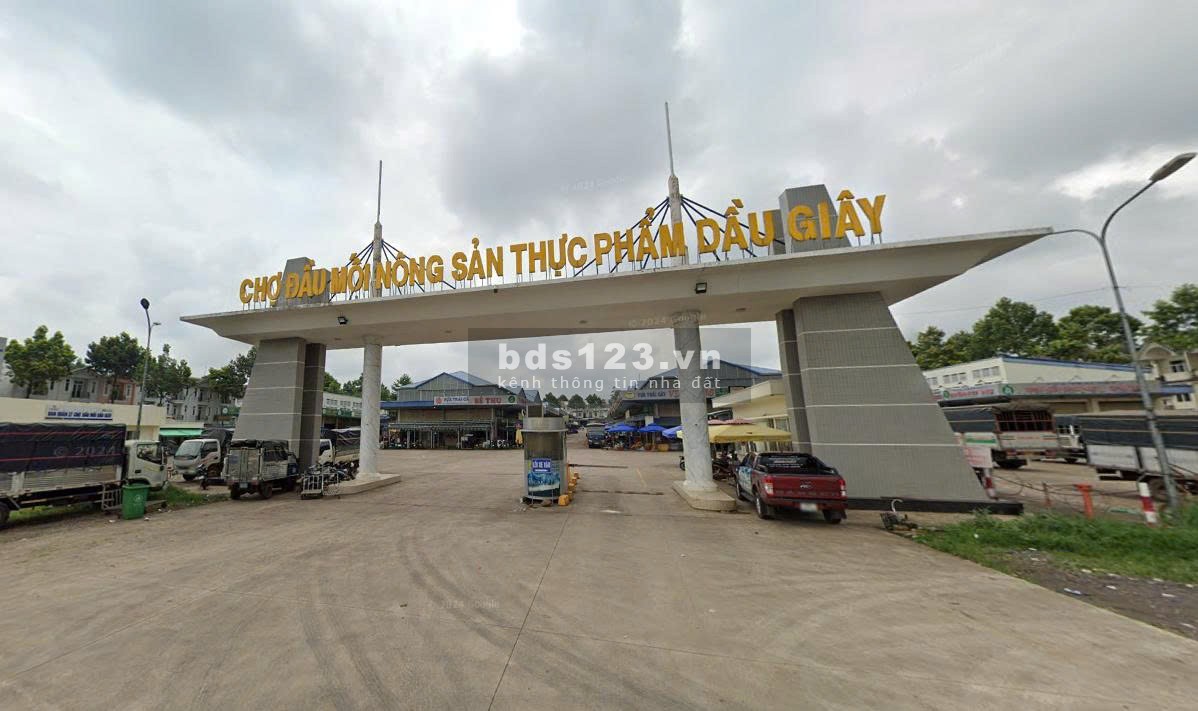 Đất Nền Chợ Đầu Mối Nông Sản Dầu Giây, kế trường…