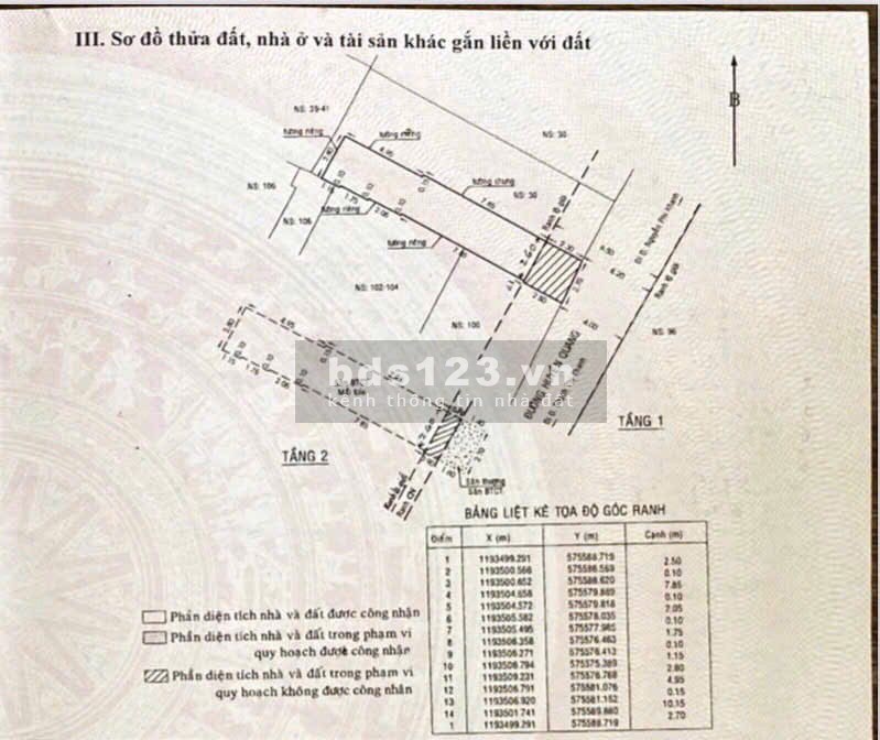 Bán nhà tại 32 Huyền Quang, Phường Tân Định, Quận 1, HCM. DT…