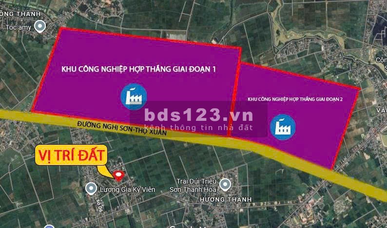 Bán đất sát khu công nghiệp Hợp Thắng Triệu Sơn, Thanh Hóa
