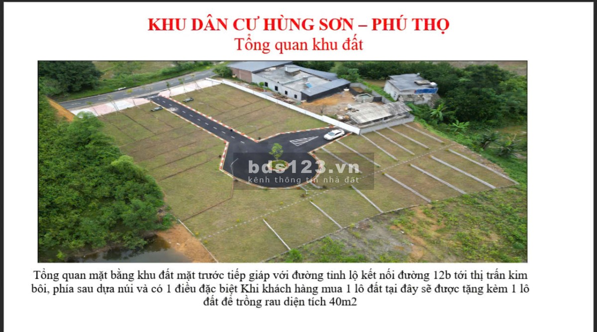 Đất nền Kim Bôi giá chỉ từ 290tr – Mua 1 lô thổ cư tặng 1…