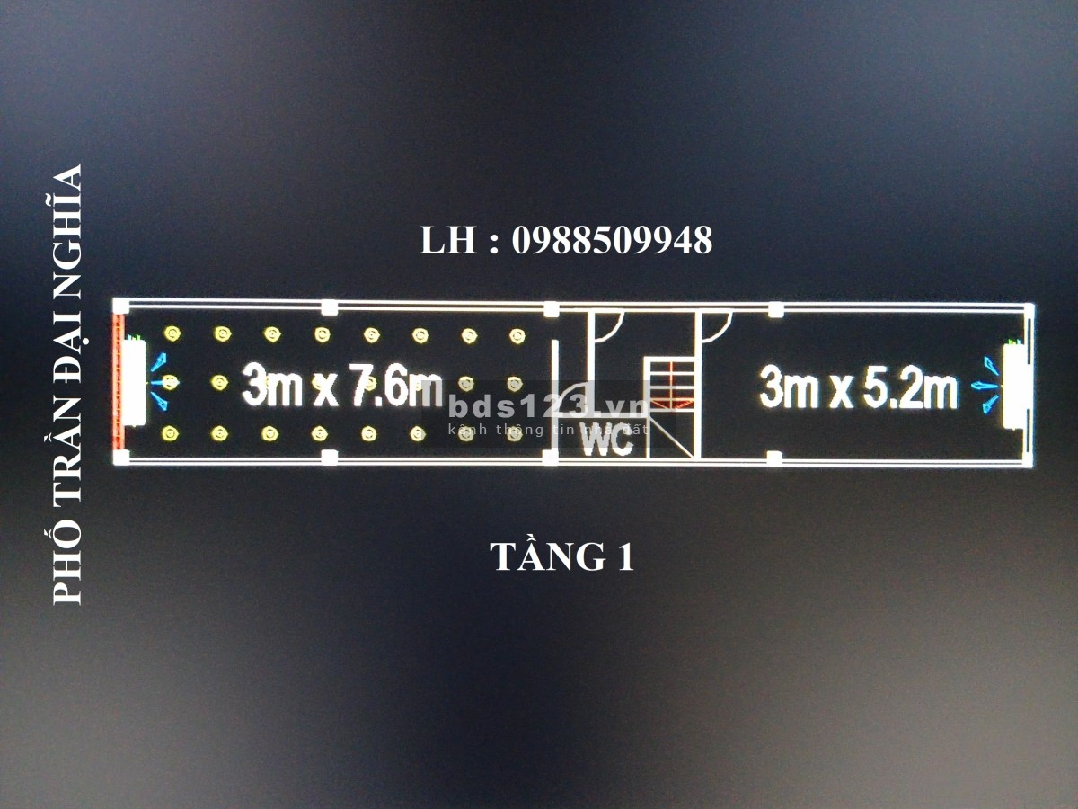 Mặt phố Trần đại Nghĩa, phường Bách Khoa, Hà Nội cho thuê…