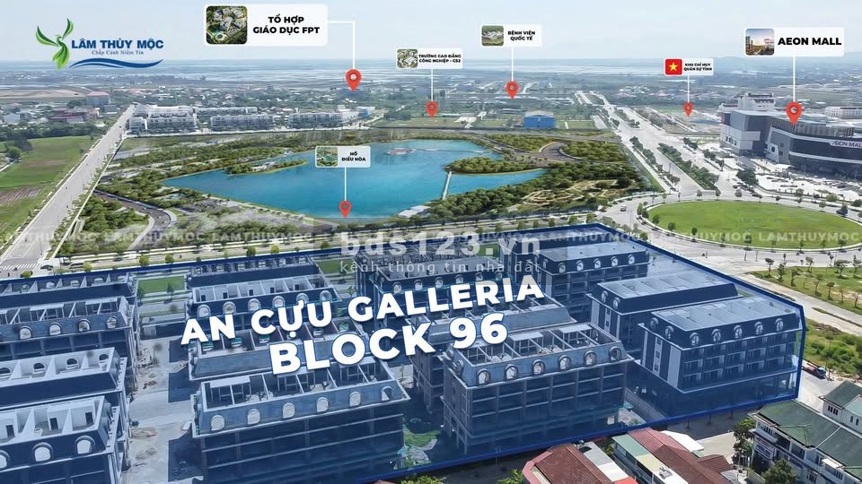 shophouse cạnh Aeon Mall - Shophouse An Cựu Galleria giá chỉ 9.x tỷ