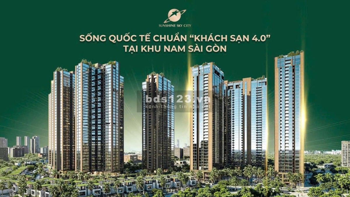 NHẬN BOOKING TOÀ V7 - V8 - V9 - DỰ ÁN SUNSHINE SKY CITY QUẬN 7 - GẦN PHÚ MỸ HƯNG