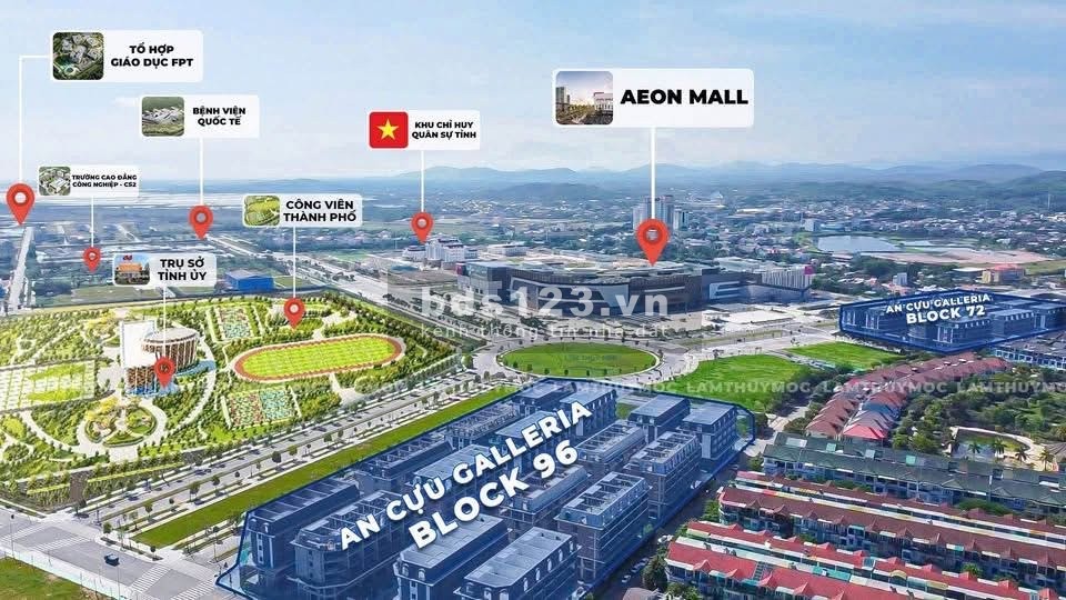 Shophouse An Cựu Galleria – Cơ hội đầu tư cạnh Aeon Mall Huế