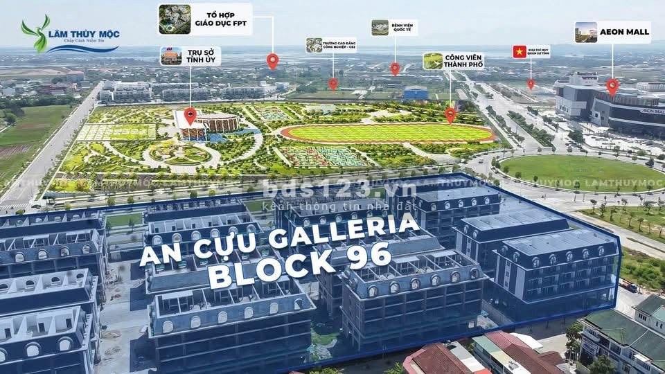 Shophouse An Cựu Galleria – Cơ hội đầu tư cạnh Aeon Mall Huế